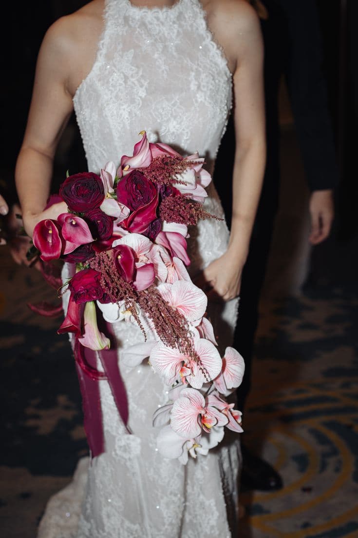 Bold & Modern wedding florals — inspiration reference