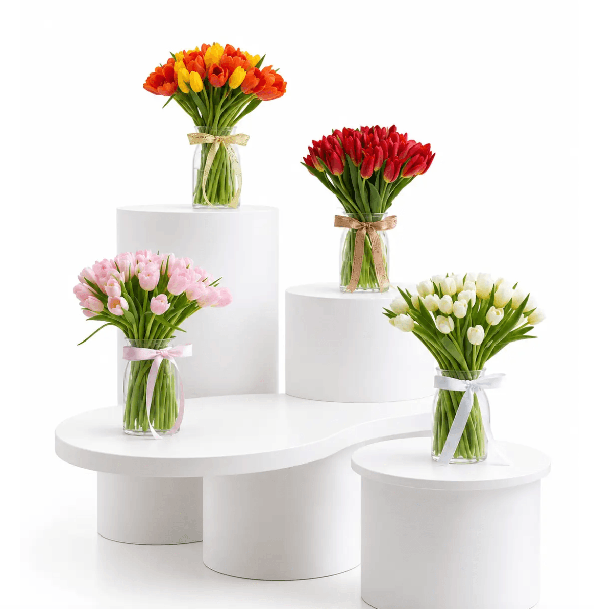 A composed corporate gift arrangement