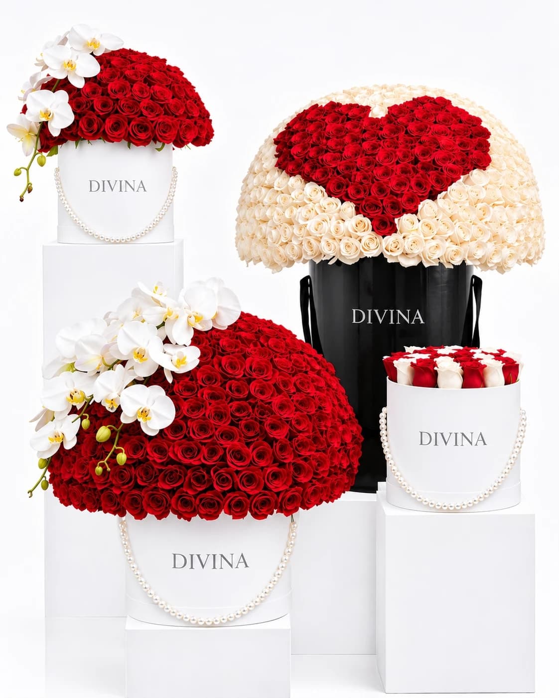 Anniversary Package arrangement by Divina Arrangements