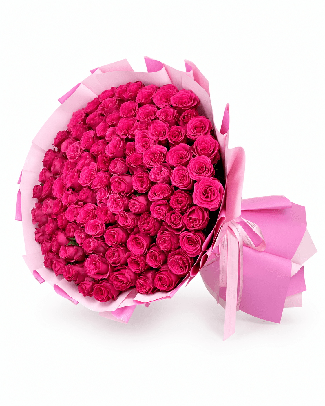 Fuchsia Rose Bouquet arrangement by Divina Arrangements