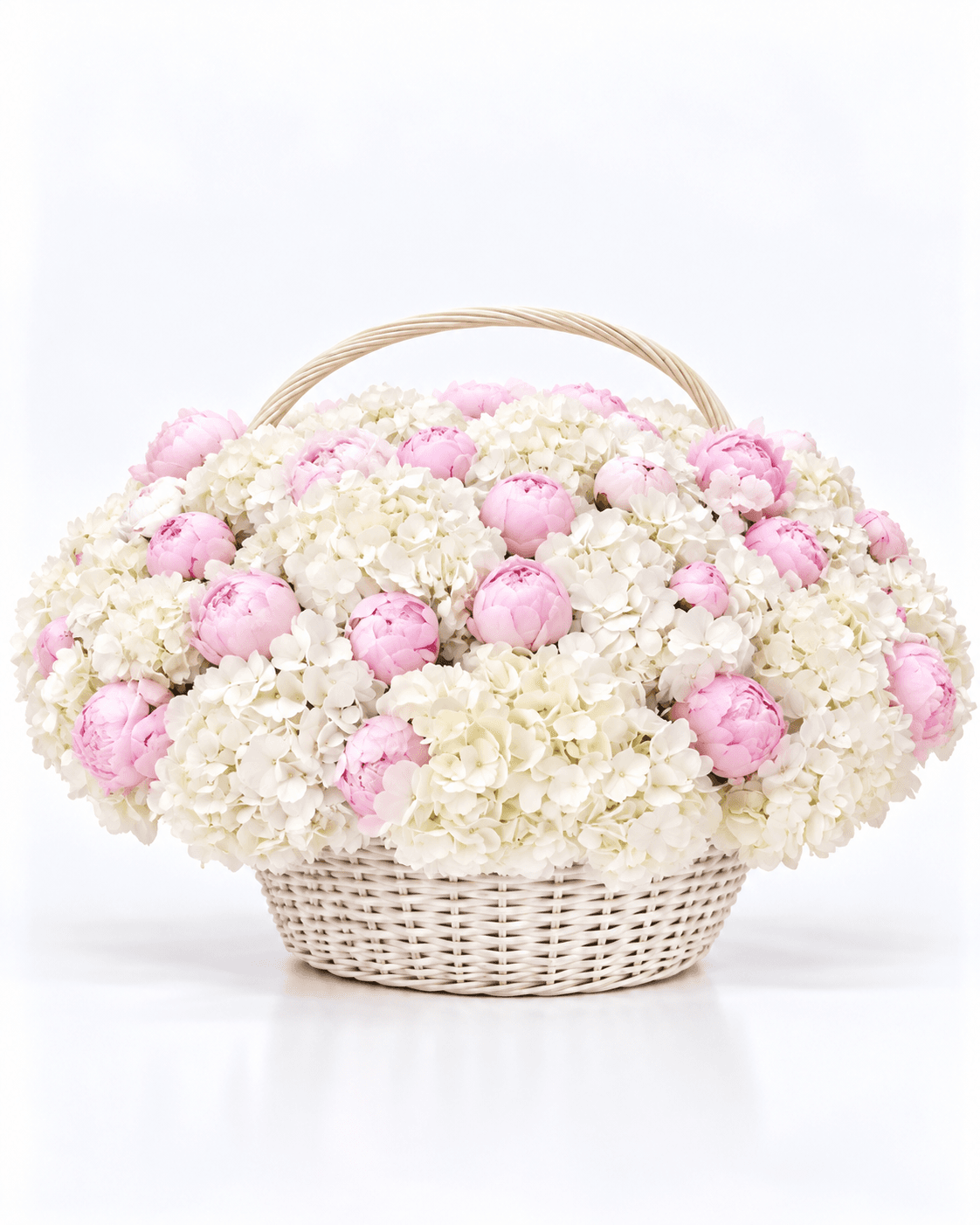 Peony Garden Basket arrangement by Divina Arrangements