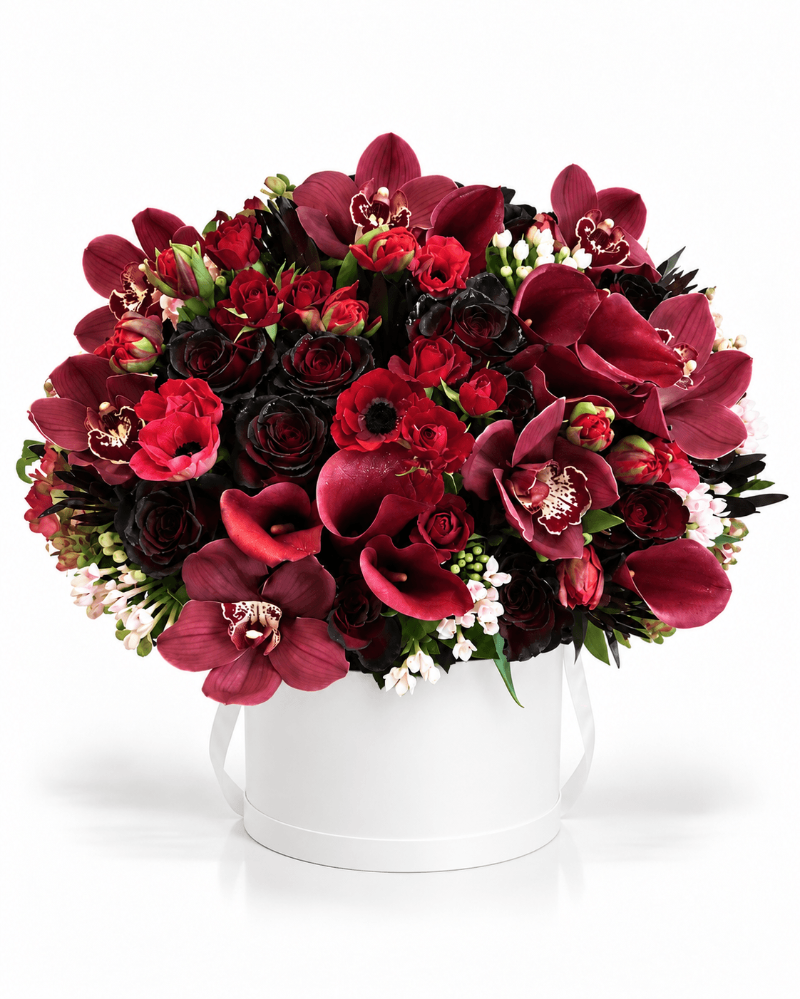Black Cherry Box arrangement by Divina Arrangements