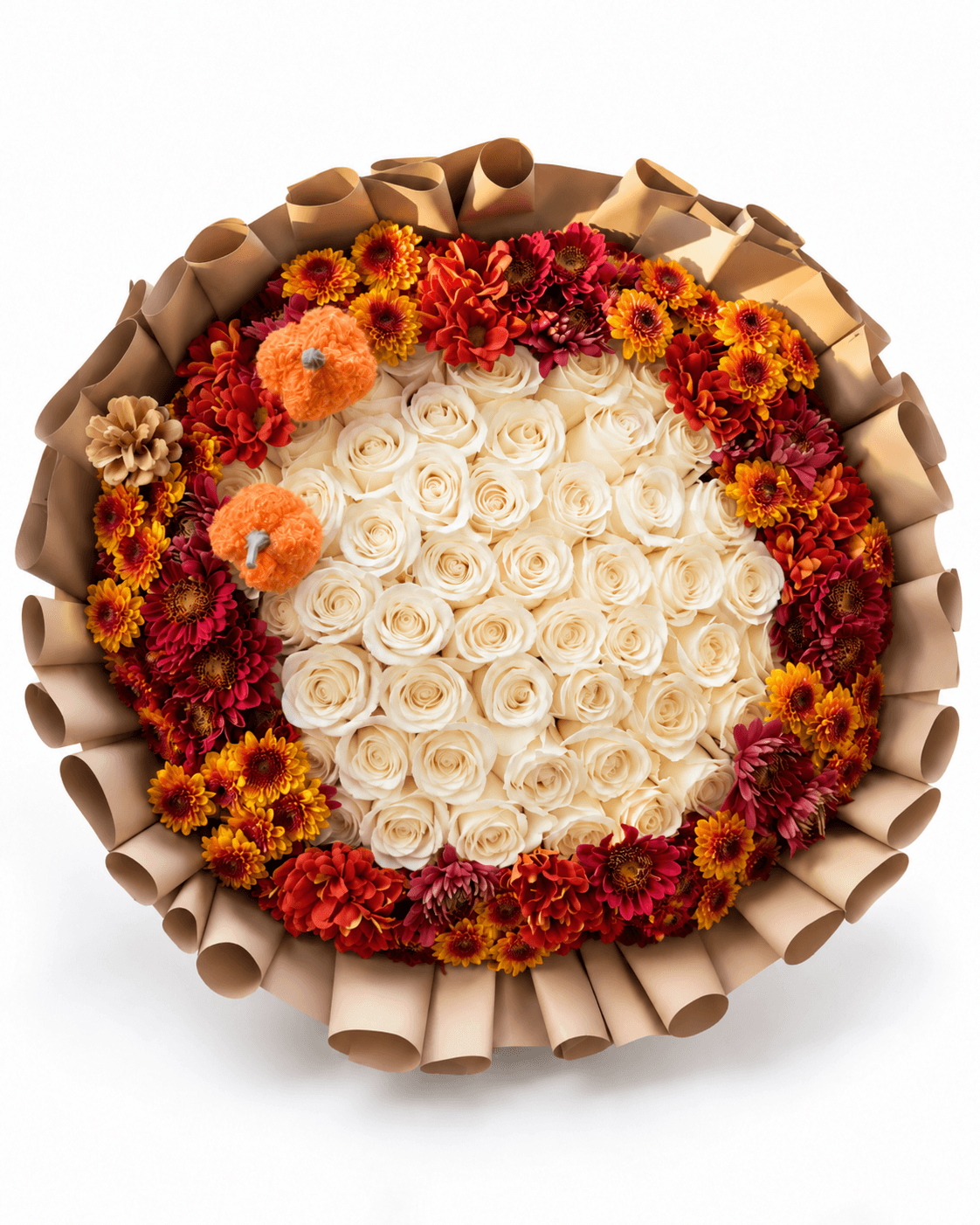 Autumn Halo Bouquet arrangement by Divina Arrangements