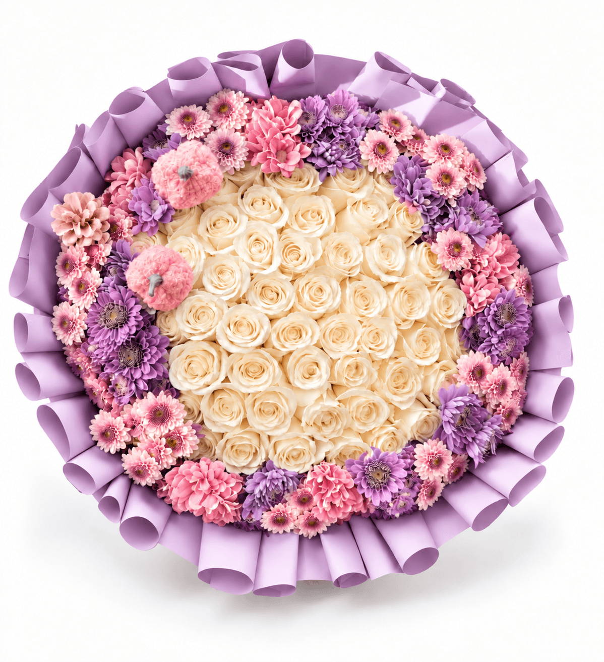Pastel Halo Bouquet arrangement by Divina Arrangements