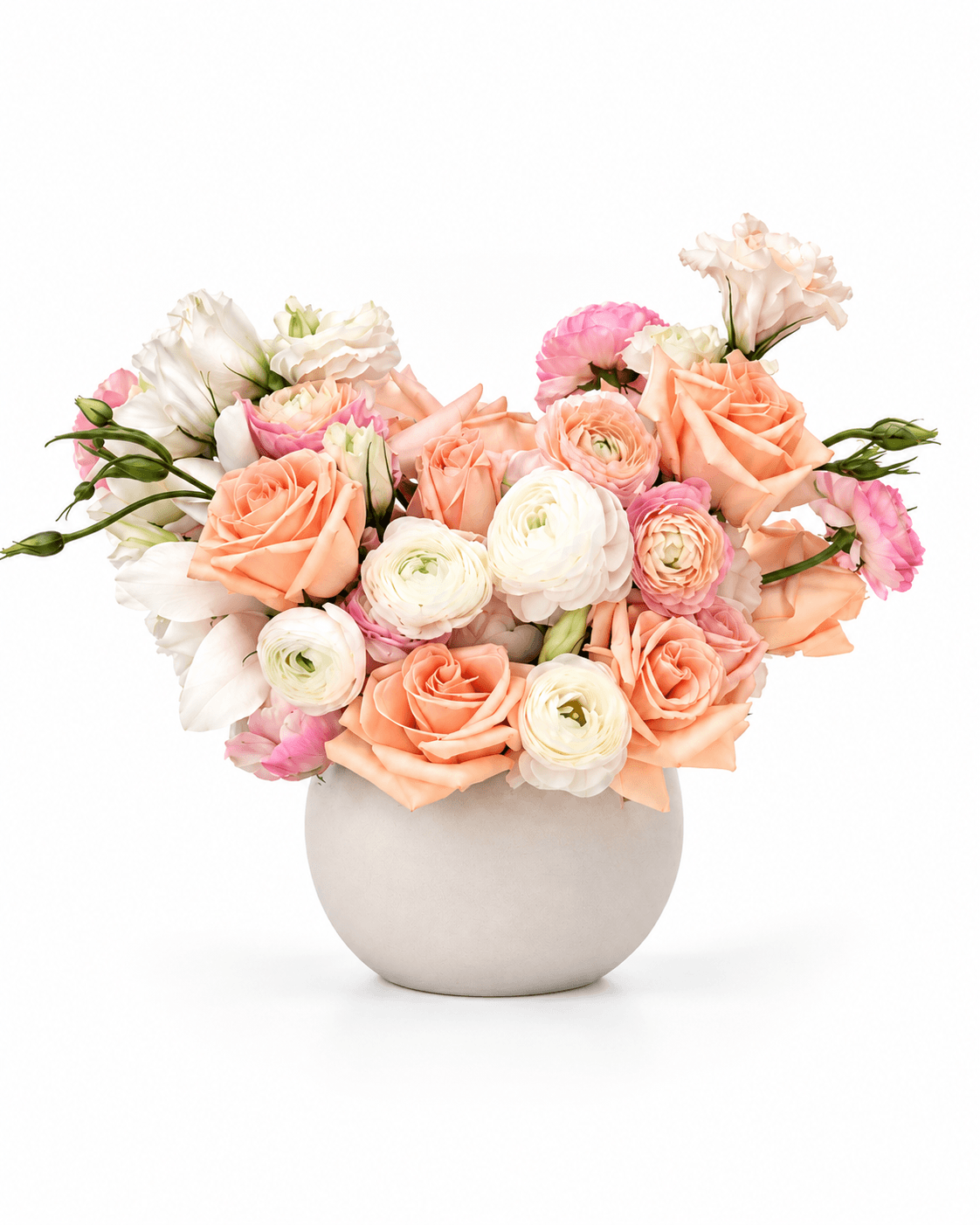 Peach Garden Bloom arrangement by Divina Arrangements