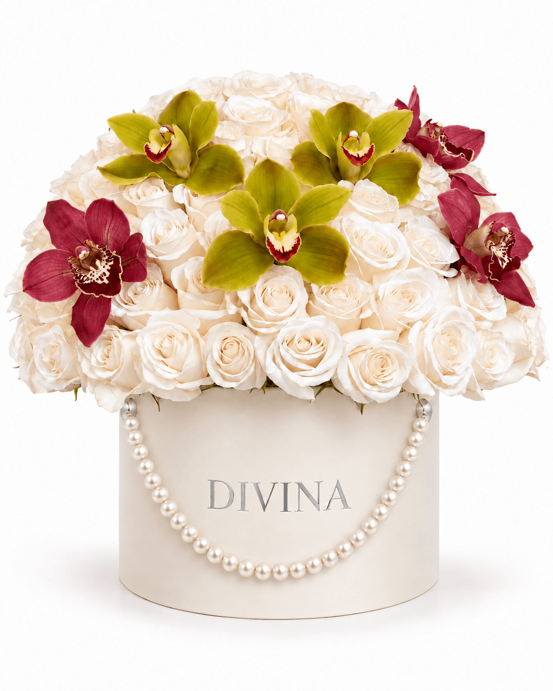 Orchid Jewel Box arrangement by Divina Arrangements