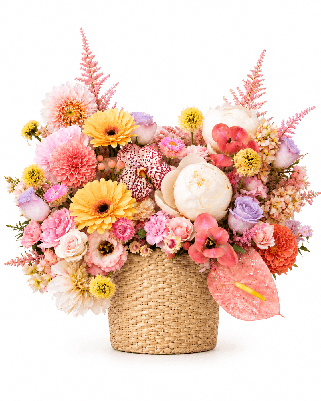Apricot Bloom arrangement by Divina Arrangements