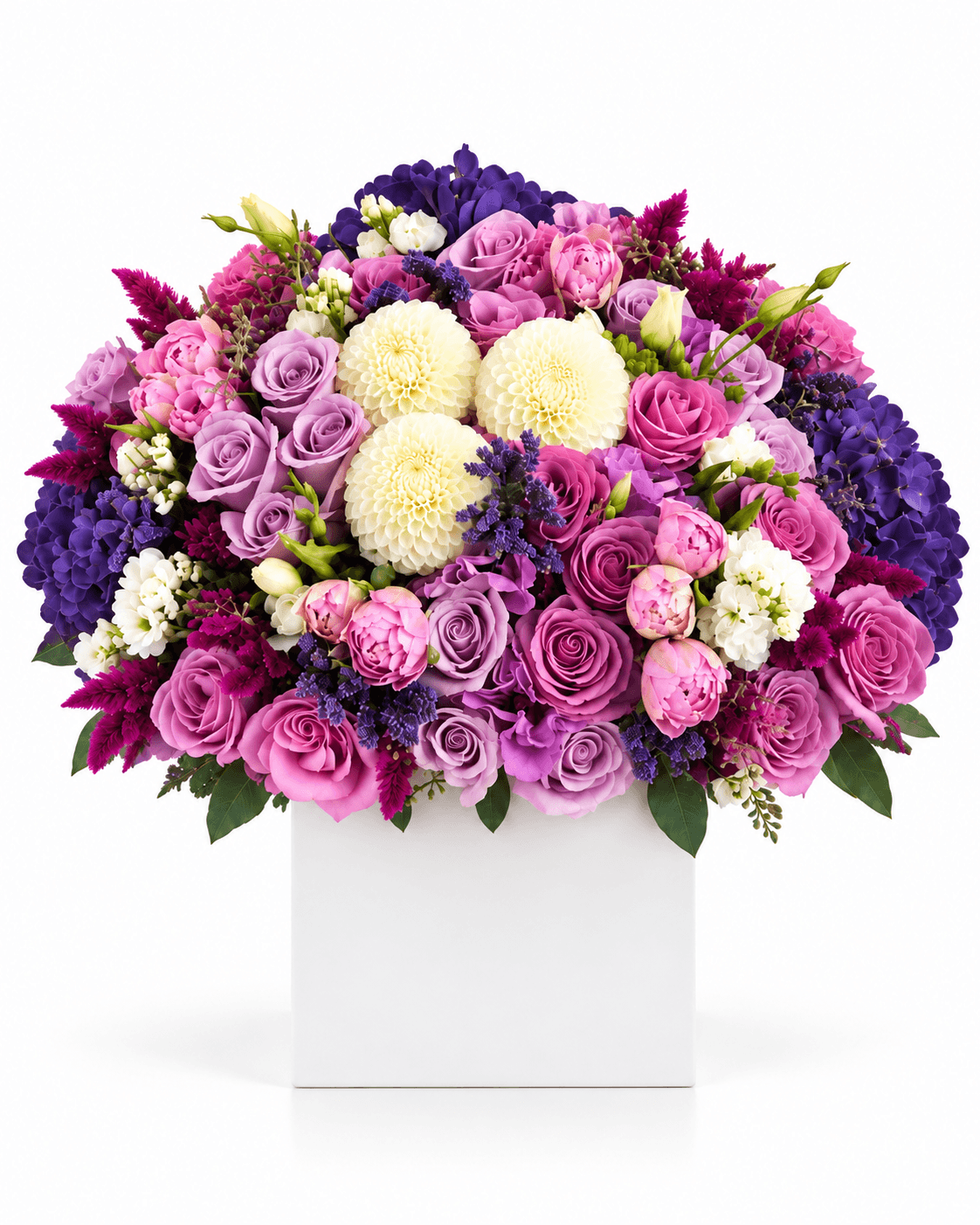 Amethyst Box arrangement by Divina Arrangements