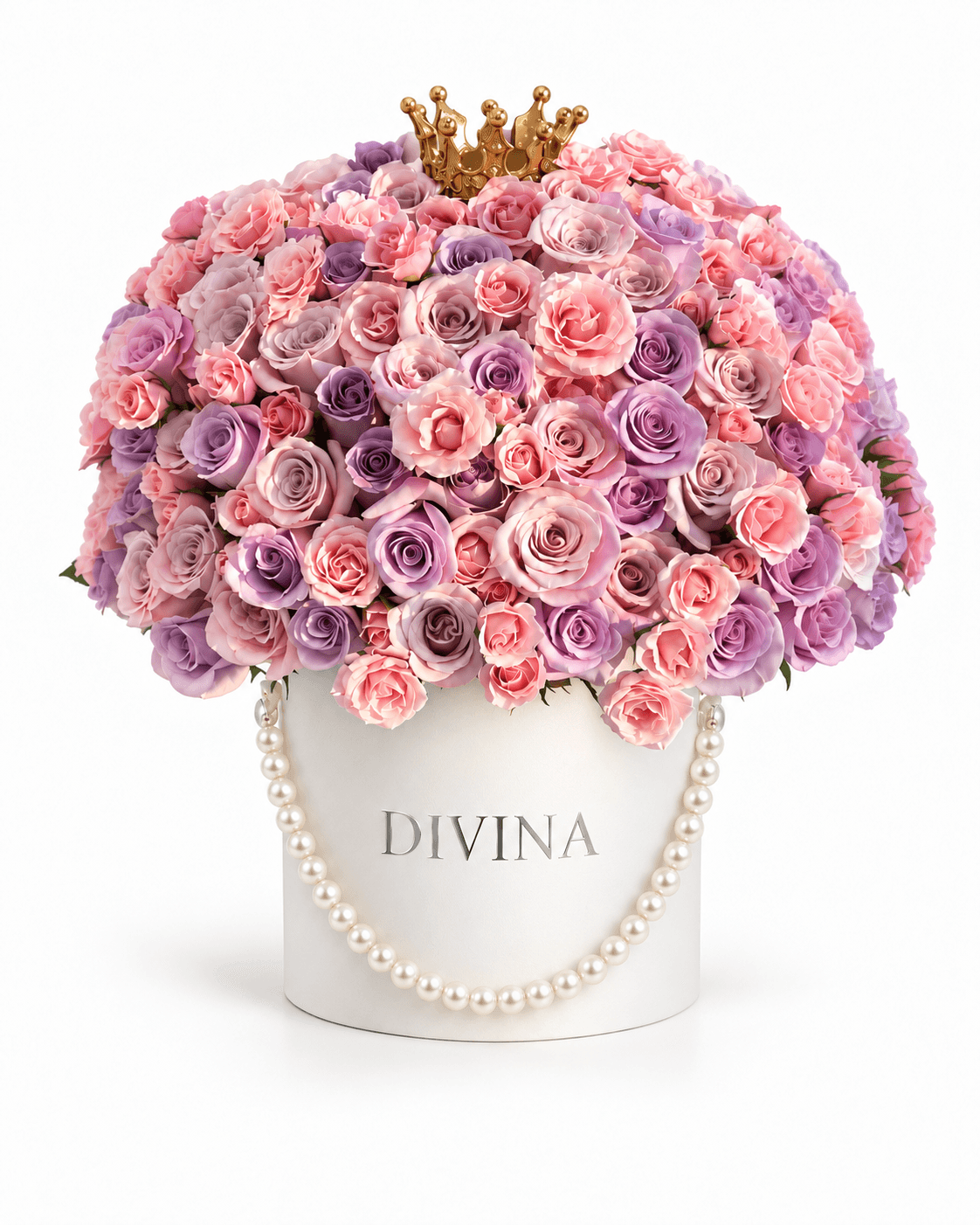 Birthday Queen Box arrangement by Divina Arrangements