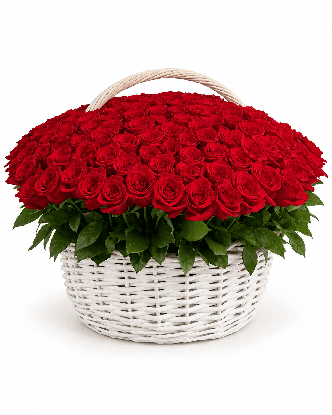 Hundred Roses Basket arrangement by Divina Arrangements