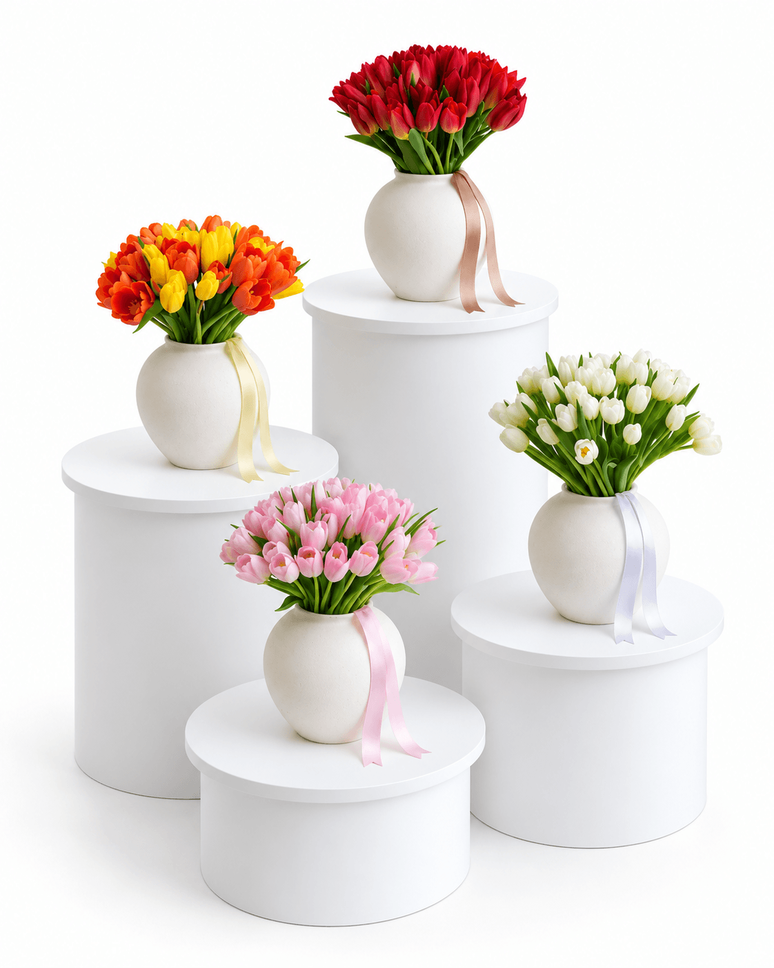 Petite Tulip Vase arrangement by Divina Arrangements