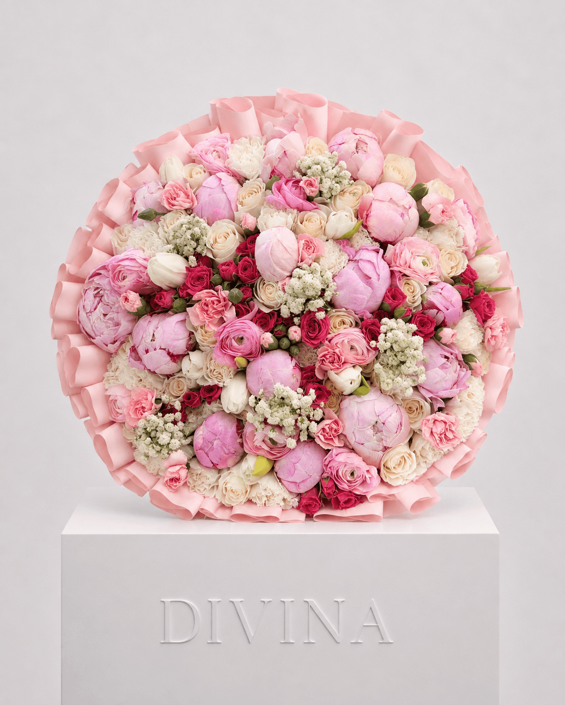 Peony Cloud arrangement by Divina Arrangements