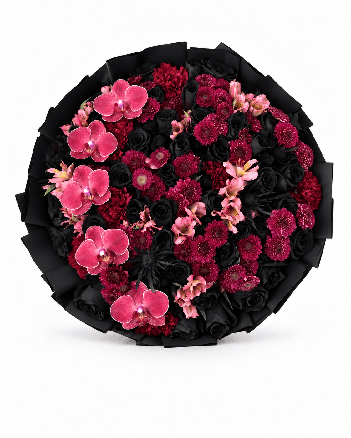 Midnight Orchid arrangement by Divina Arrangements