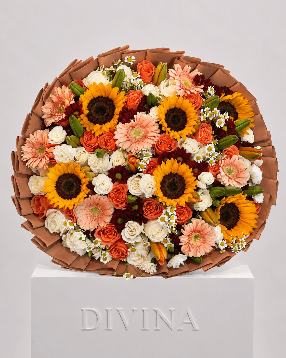 Golden Meadow arrangement by Divina Arrangements
